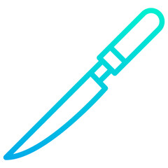 Outline Gradient Scalpel icon