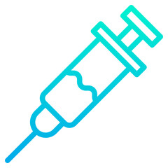 Outline Gradient Syringe icon