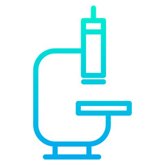 Outline Gradient Microscope icon