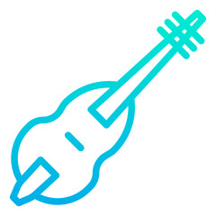 Outline Gradient Contrabass icon