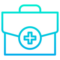 Outline Gradient Medicine icon