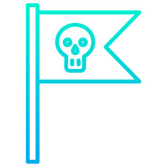 Outline Gradient Flag icon