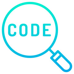 Outline Gradient Search Script icon
