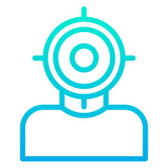 Outline Gradient Court Decision icon