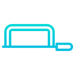 Outline Gradient Hacksaw icon