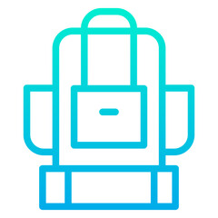 Outline Gradient Office Bag icon