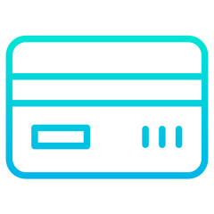 Outline Gradient Card icon