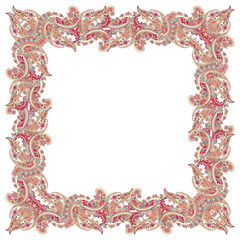 paisley and border frame