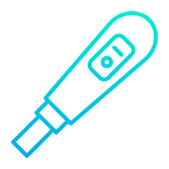 Outline Gradient Pregnancy test icon