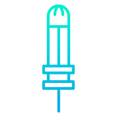 Outline Gradient Tampon icon