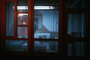 FENSTER holz wand glas haus