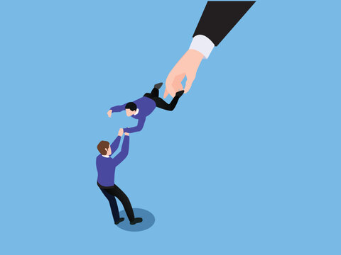 Talent war, recruitment competition for special skill candidate isometric 3d vector illustration concept for banner, website, illustration, landing page, flyer, etc