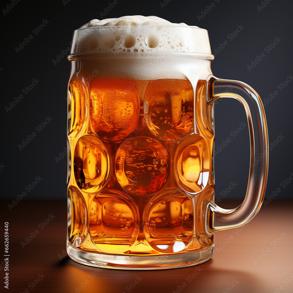Poster the image utilizes clean lines and bold colors to depict the essential elements of the mug, creating