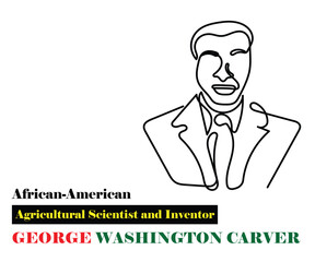  vector illustration of an african american heros. Black history month poster design. black history illustrtion. end racism. 