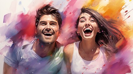 Holi Festival 25th March Generative AI