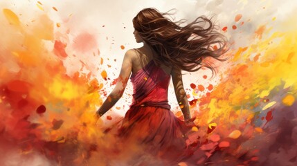 Holi Festival 25th March Generative AI