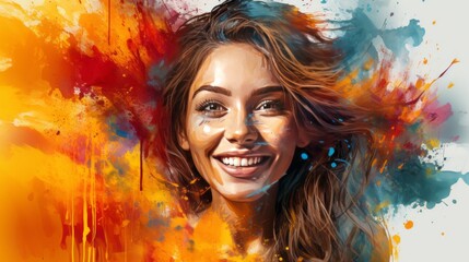 Holi Festival 25th March Generative AI