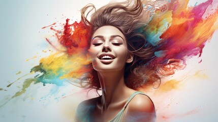 Holi Festival 25th March Generative AI