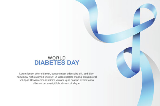 World Diabetes Day background.