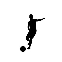 Football Player Silhouette Images.