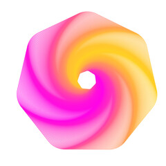 3D Shape Gradient Spiral