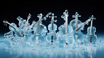 Melodic Snowflake Orchestra Played by Characters