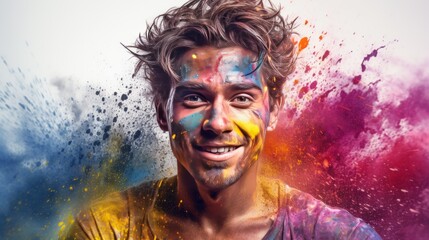 Holi Festival 25th March Generative AI