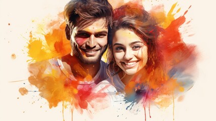 Holi Festival 25th March Generative AI