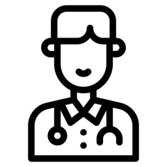 Vector Icon Doctor, Healthcare, Physician, Care, Person