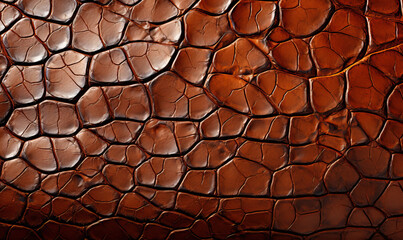Abstract textured brown background imitation hippopotamus skin.