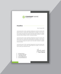 Business letterhead template - simple and clean