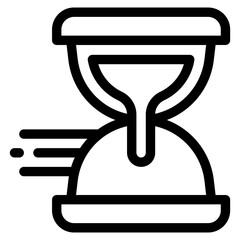 Vector Icon Sand Clock, Time, Fast Slow, Timer, Waiting