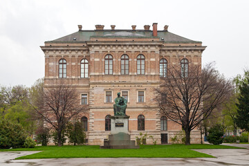 Fototapeta na wymiar The Croatian Academy of Sciences and Arts in Zagreb