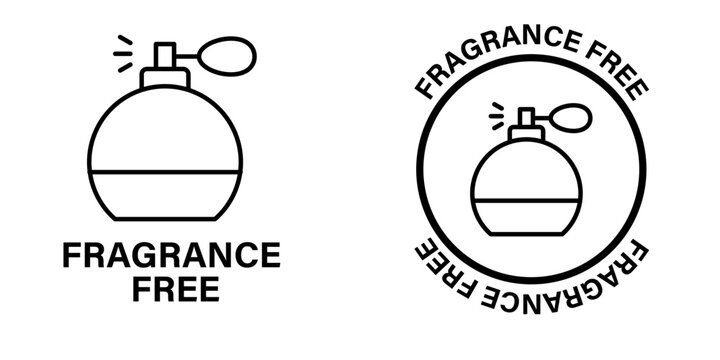 Fragrance free icon symbol line style