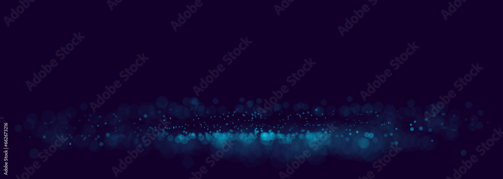 Poster bright blurred lights vector transparent effect illustration, abstract bokeh background with depth o
