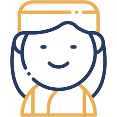 Vector Icon Bell girl, Hotel, Hotel Service, Bellman, Staff, User