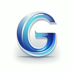 Creative Letter G on White Background Vector