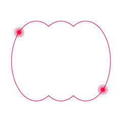 Obraz premium Monoline Frame Aesthetic