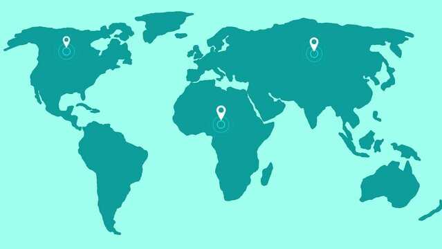A wald map show location and pl en moving one ..country to other country .