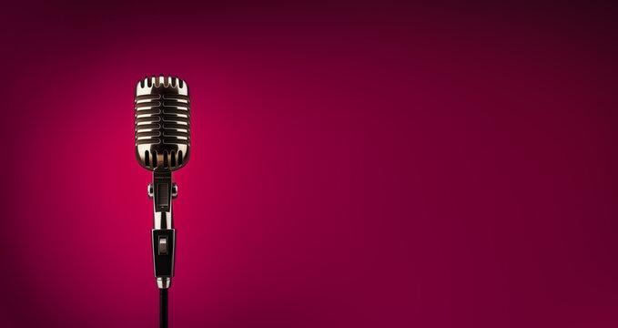 Vintage microphone header image