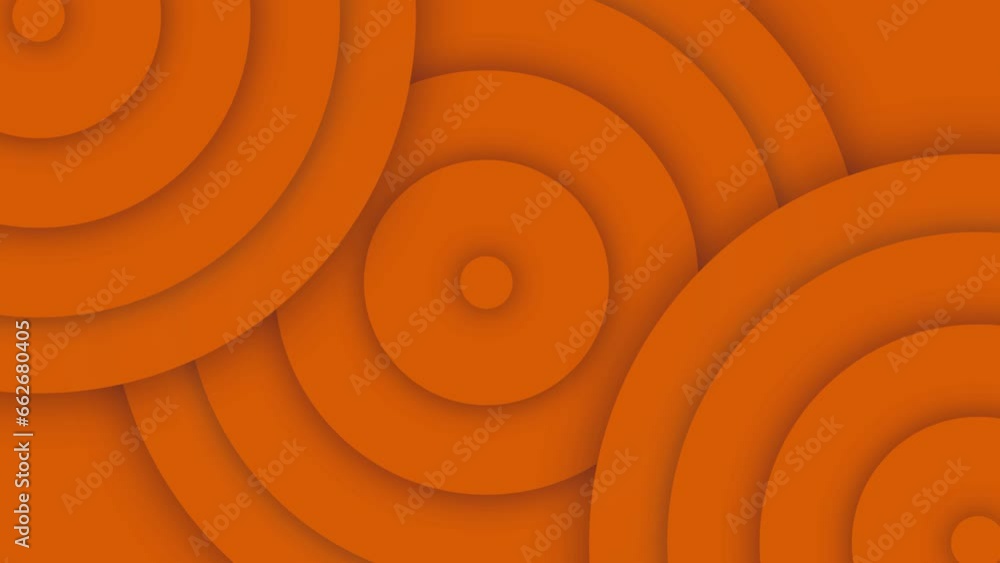 Poster a orange color looping background animation .background concept