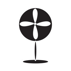 fan icon logo vector design
