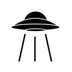 ufo icon vector with flat design
