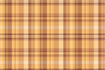 Tartan seamless background of textile check fabric with a plaid pattern texture vector.