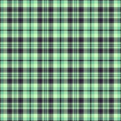 Vector background pattern of seamless plaid texture with a check tartan textile fabric.
