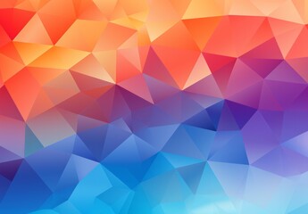 Obraz premium multicolored triangles iridescent background. generative ai.