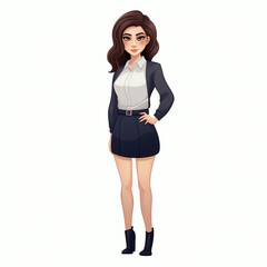 Fototapeta premium Laughing Person Vector Graphic