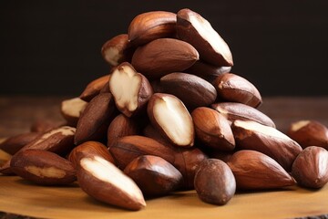 a pile of brazil nuts, rich in selenium for thyroid health