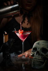 halloween cocktail