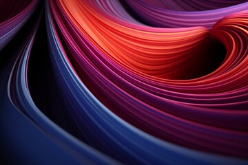 Background of purple and red concentric circles with a mesmerizing gradient, Generative AI